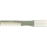 Расческа рабочая DEWAL ЭКОНОМ OLIVE для начеса, с пластмассовой вилкой, 19 см CO-6505OLIVE